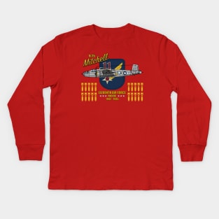 B-25 Mitchell Kids Long Sleeve T-Shirt